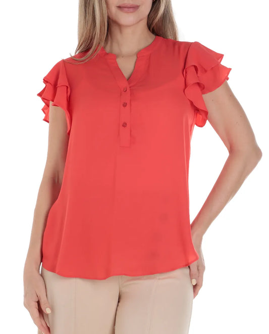 Blouse Poppy Red  - Zac & Rachel