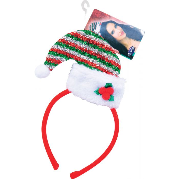 Holiday Headband Green/red Hat