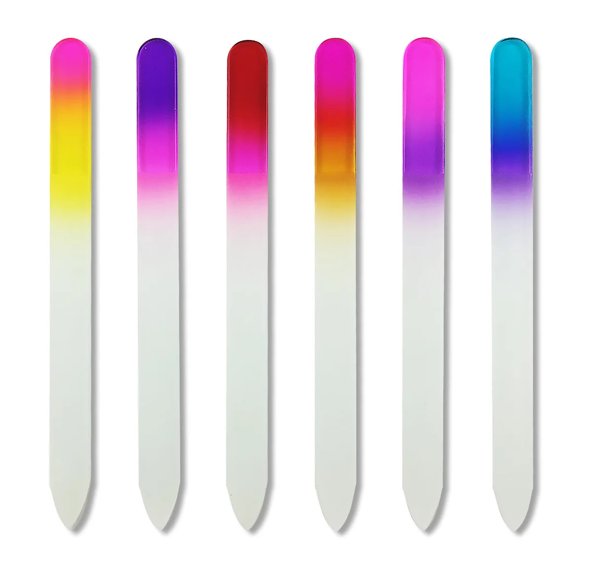 Glass Nail File w/White Sleeve