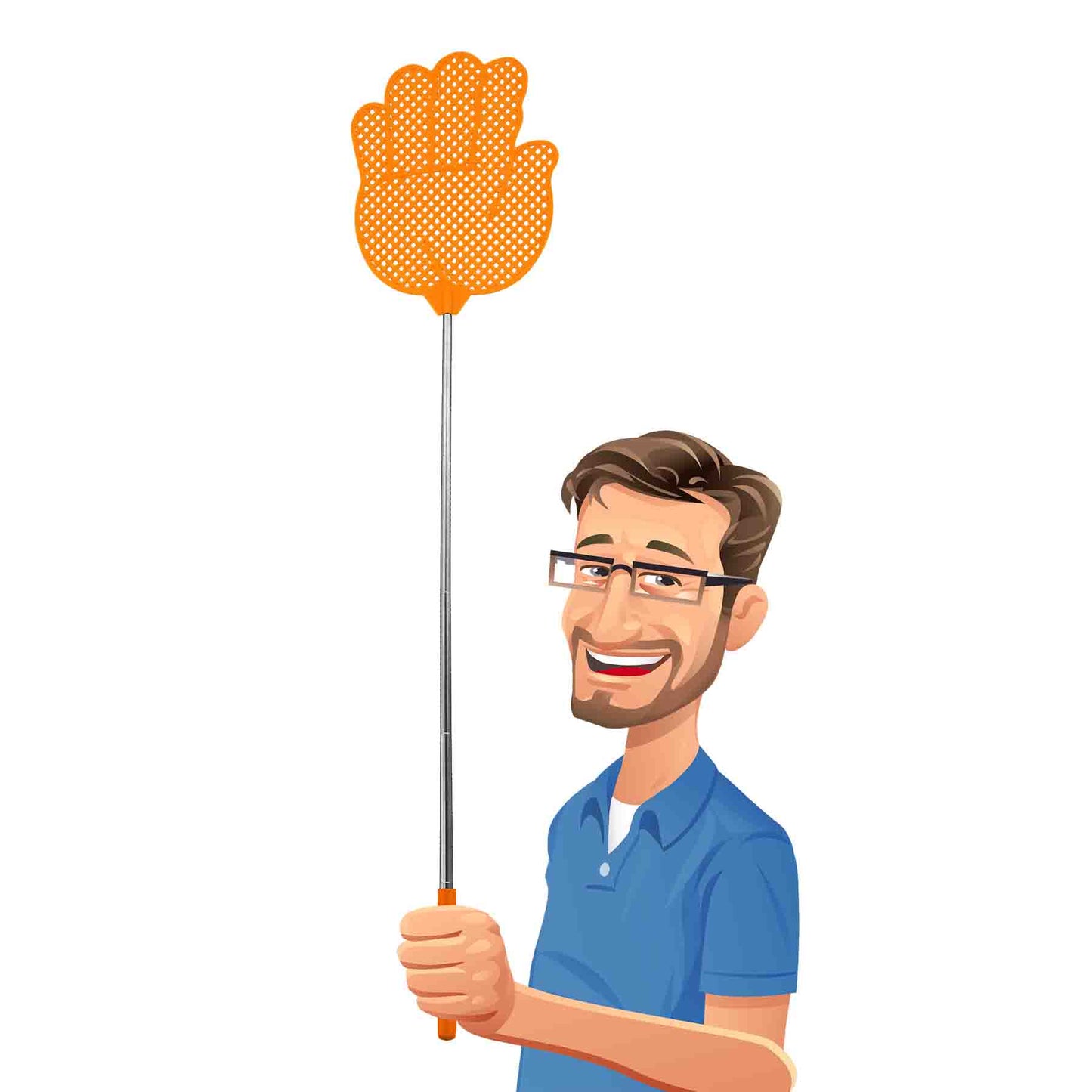 Extendable Big Hand Fly Swatter