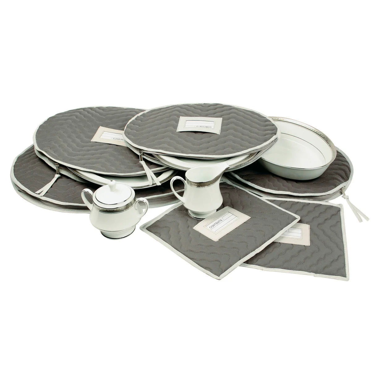 Grey - S/6 China Accessory Microfiber