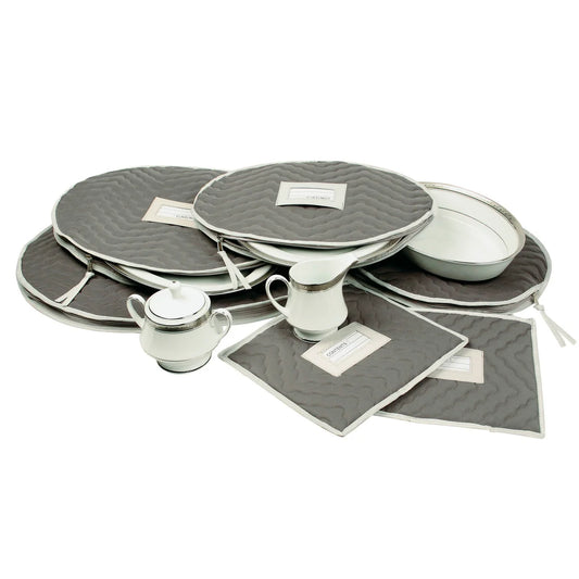 Grey - S/6 China Accessory Microfiber