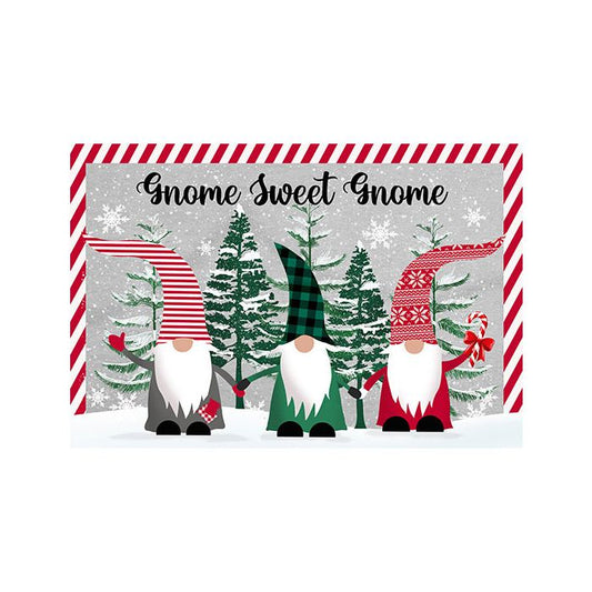 Winter Joy Door Mats Gnome Sweet Gnome