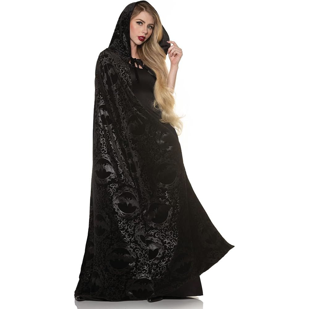 Hooded Vampire Cape Black