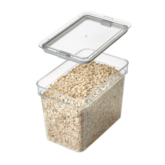 iD Fresh Medium Tall Dry Goods Bin Clear