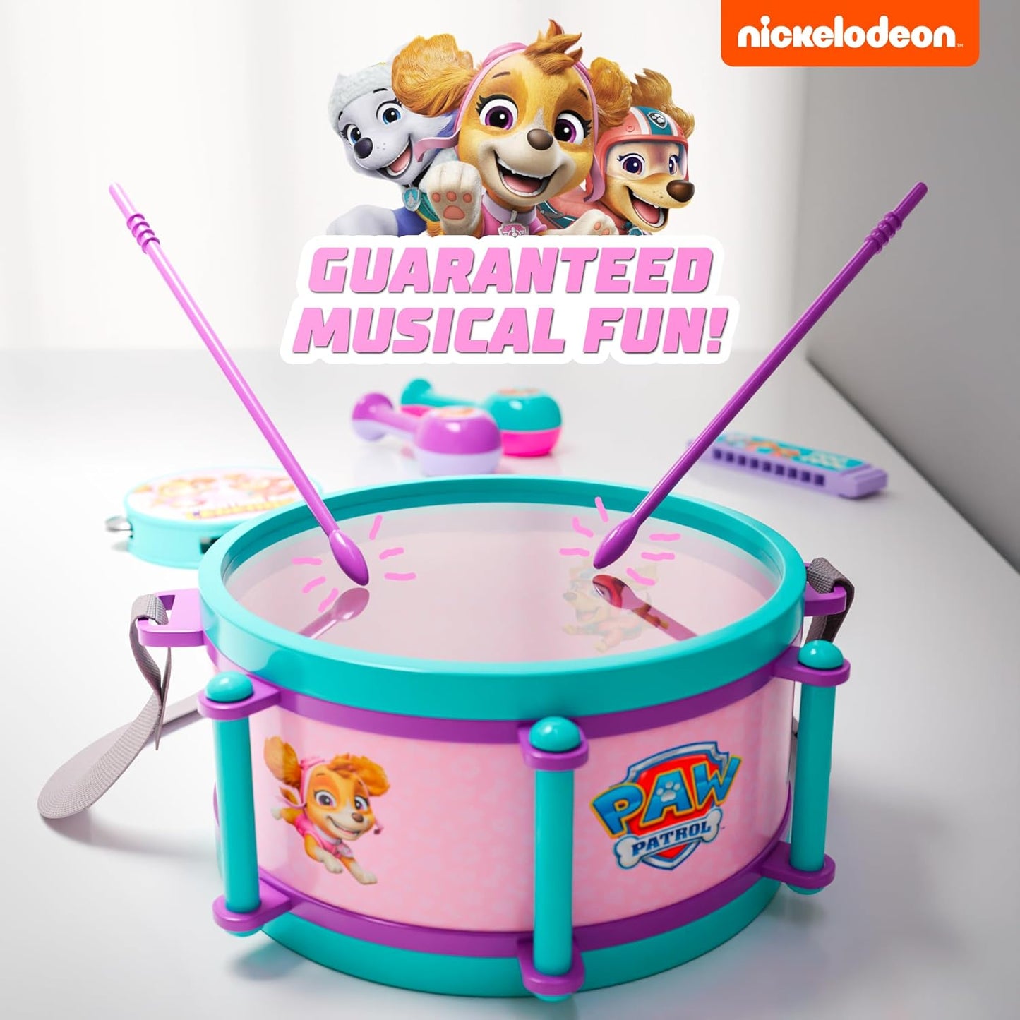 Paw Patrol Girls 7pc Band Drums