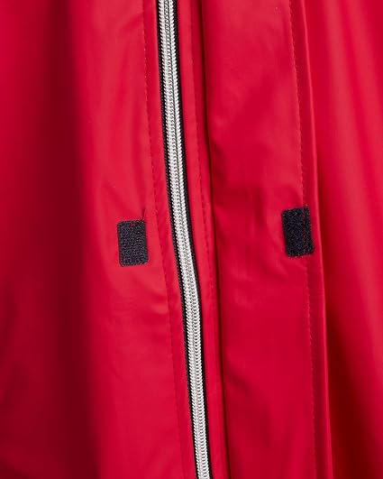 Solid Puffer Rain Jacket Red Boy