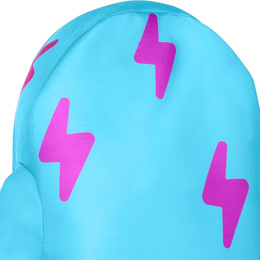 Disfraz juvenil de espuma azul eléctrico Fall Guys