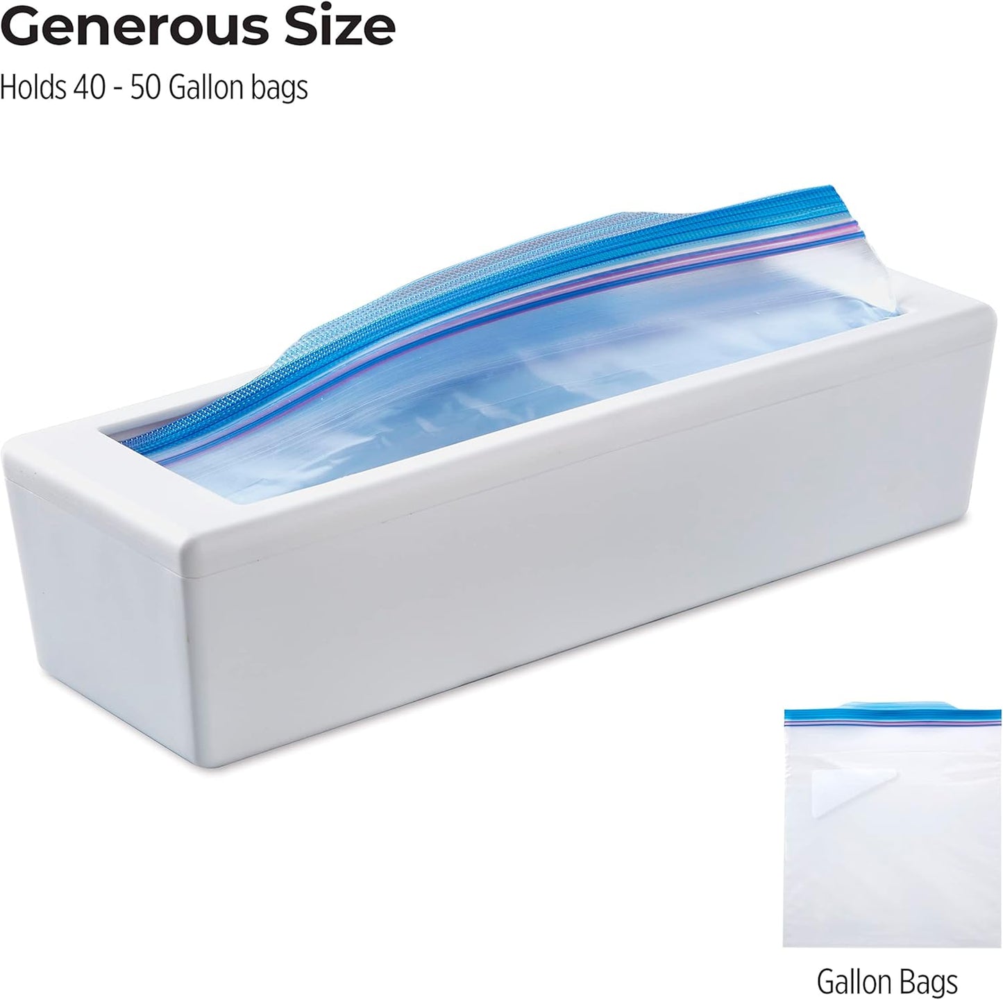 Storage Bag Organizer Large 12" x 4" x 3"