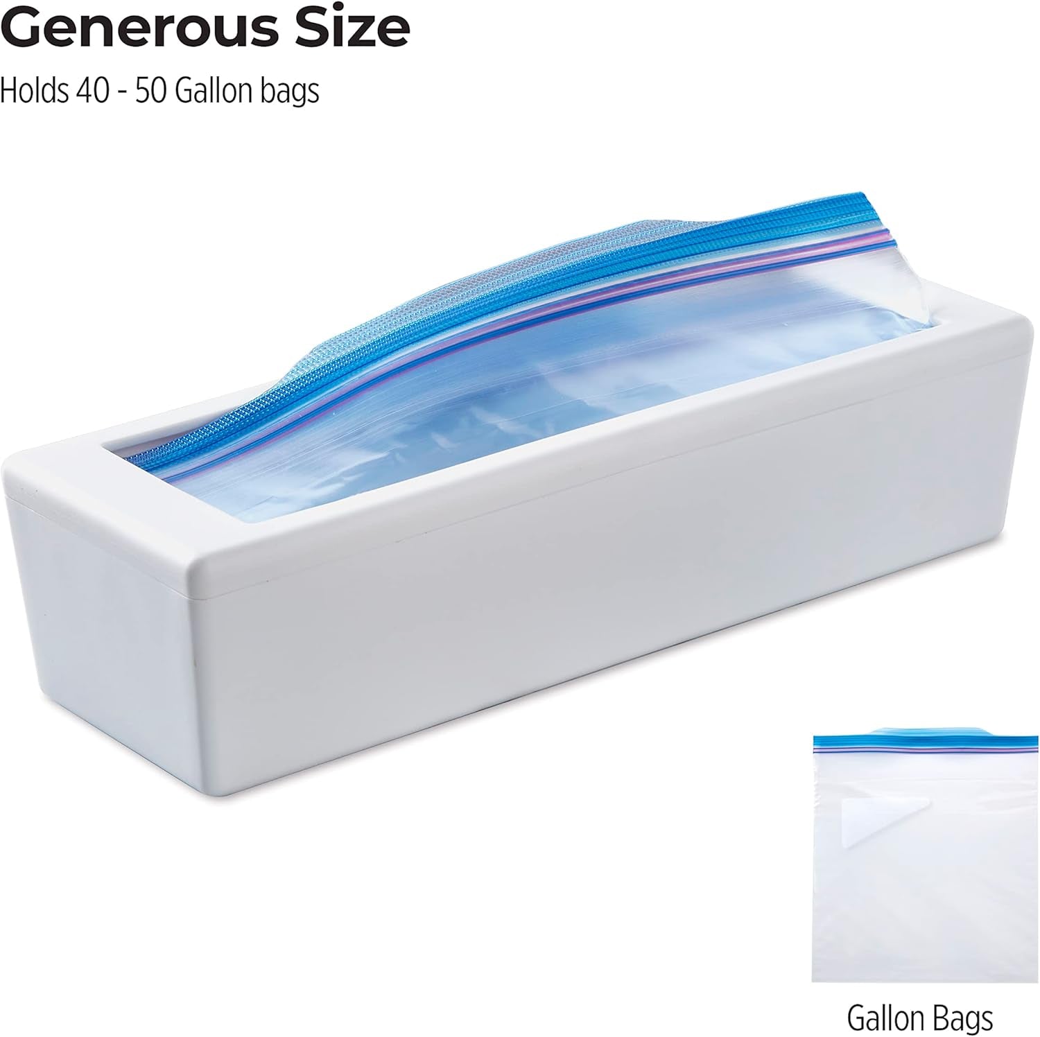 Storage Bag Organizer Large 12" x 4" x 3"