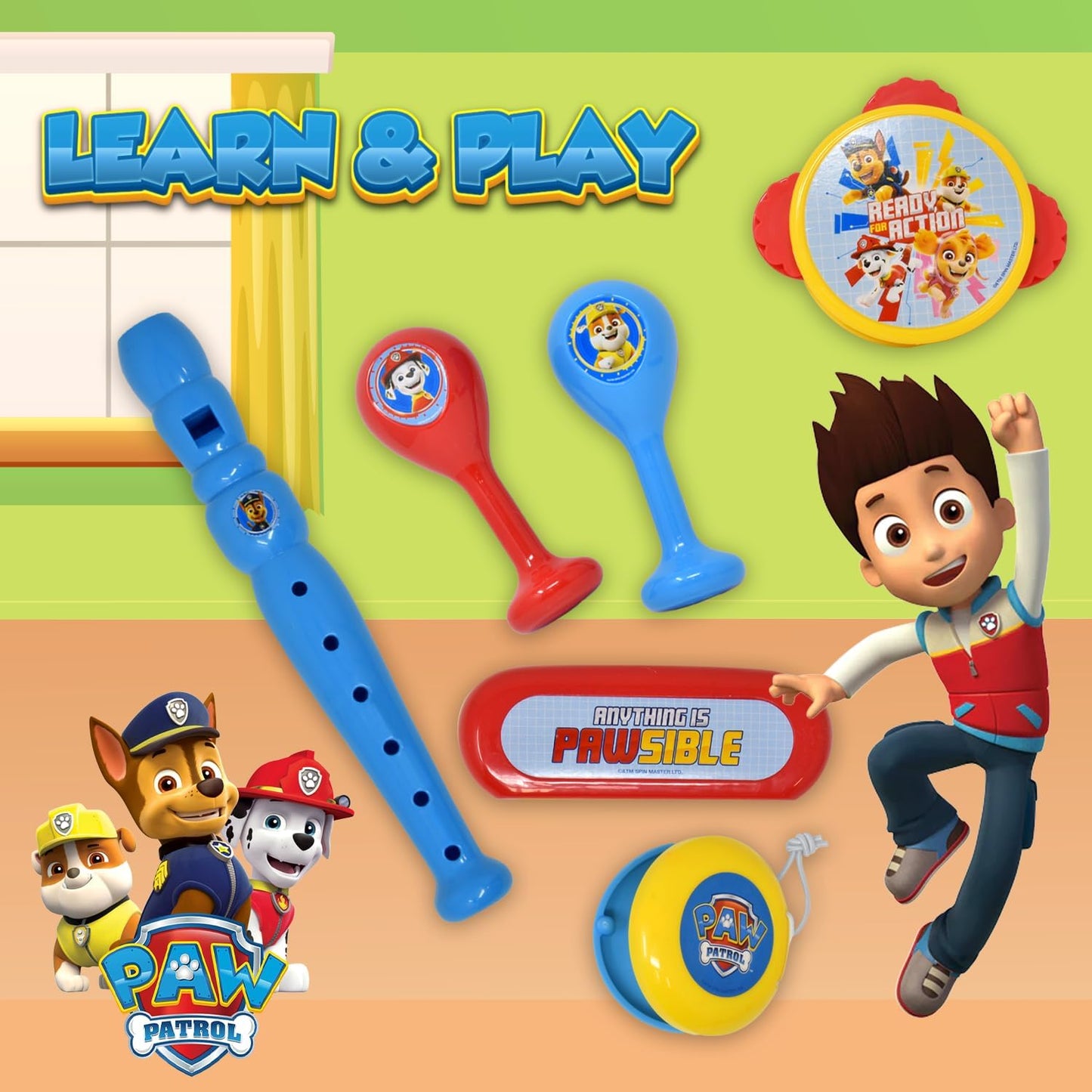 Paw Patrol 6pc Instruments