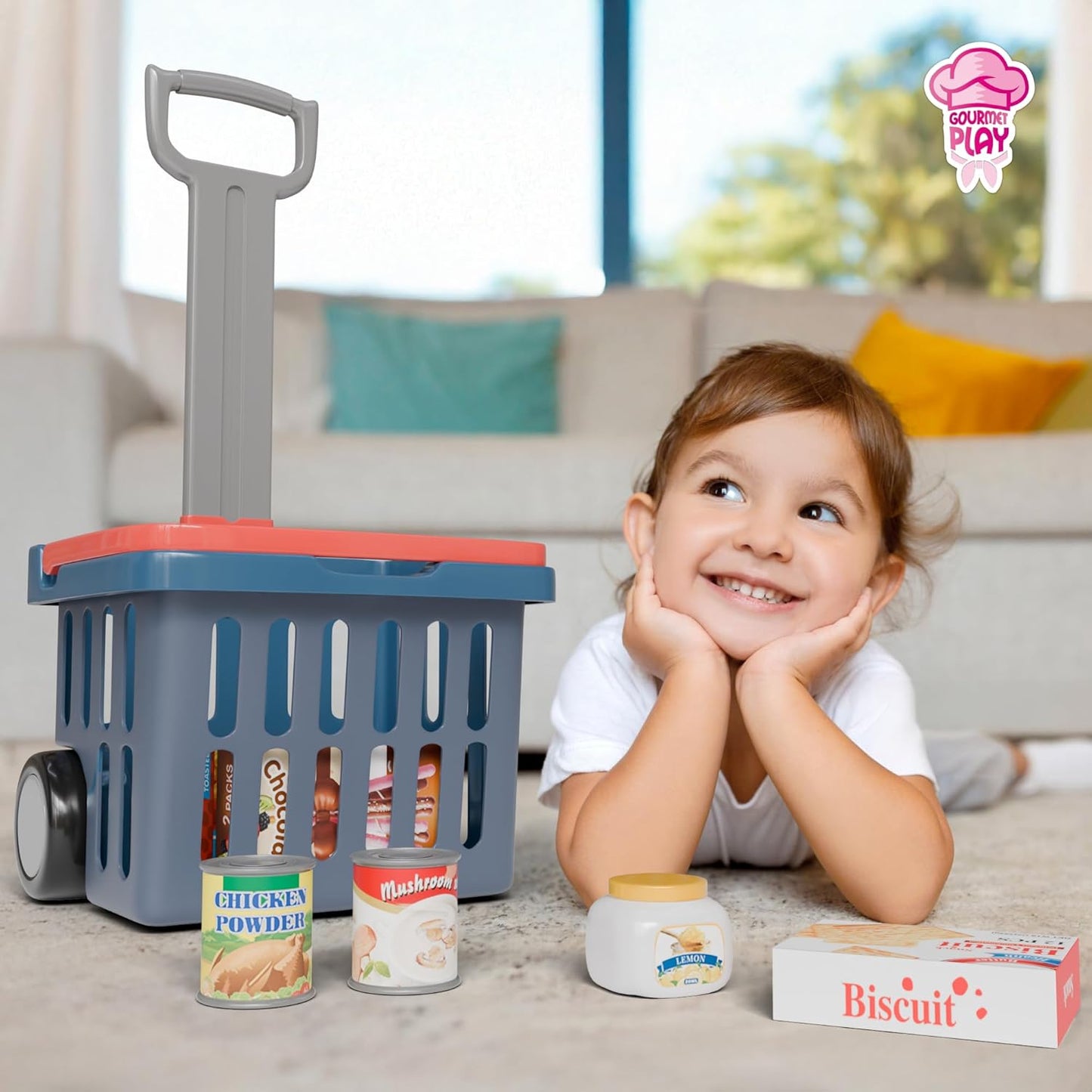 Large Shopping Cart Playset