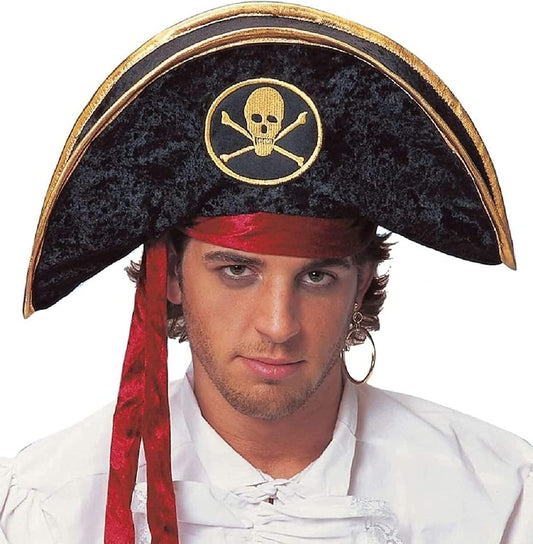 Hat Deluxe Velvet Pirate