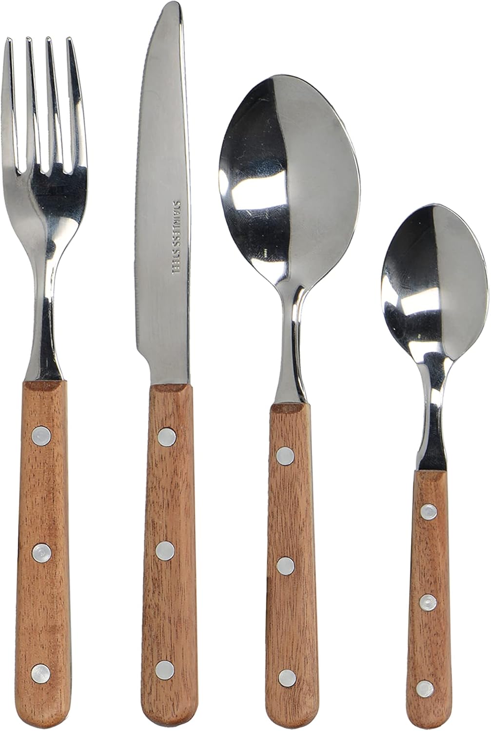 16-Piece Cutlery Set Bamboo