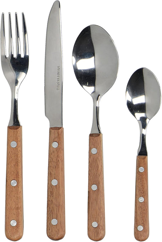 16-Piece Cutlery Set Bamboo