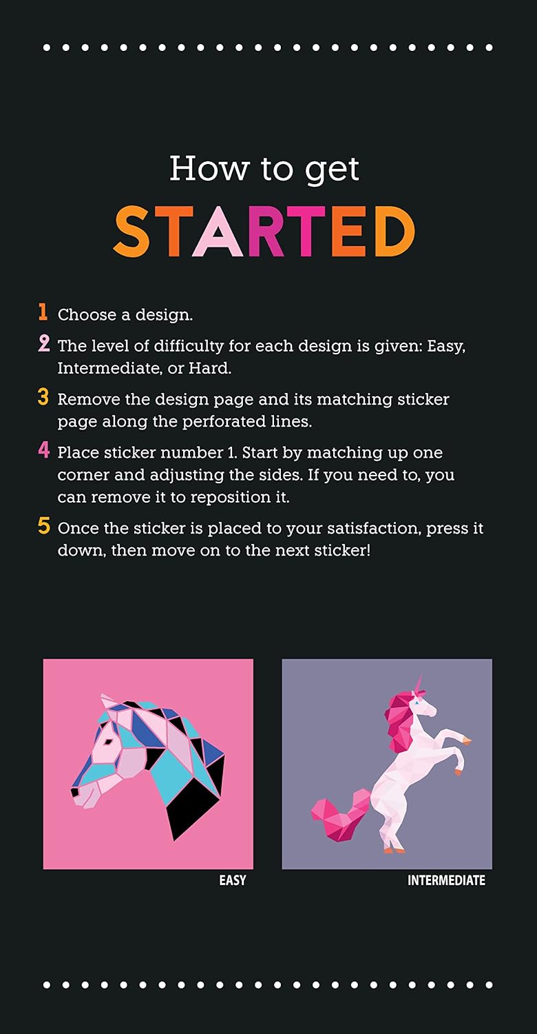 My Sticker Paintings: Horses
