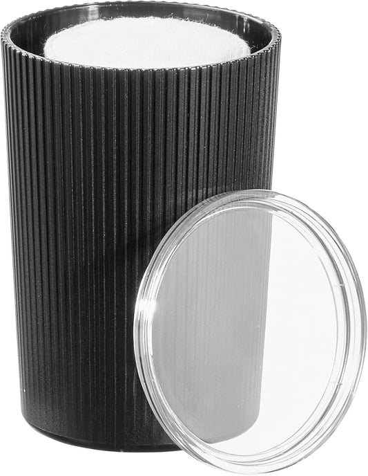 Fluted Canister Black