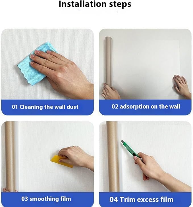 Whiteboard adhesive 18 in x 14ft
