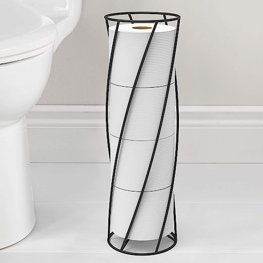 Twist Toilet Paper Reserve Black