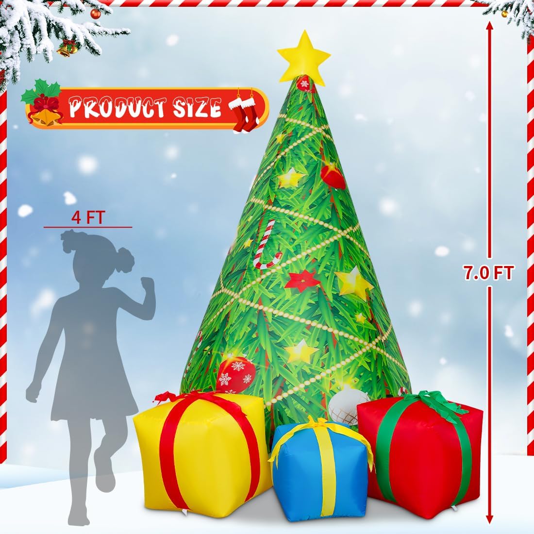 7ft Inflatable Christmas Tree