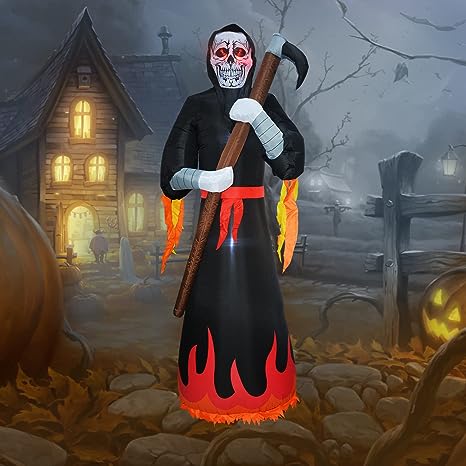 8FT Tall  Inflatable Grim Reaper
