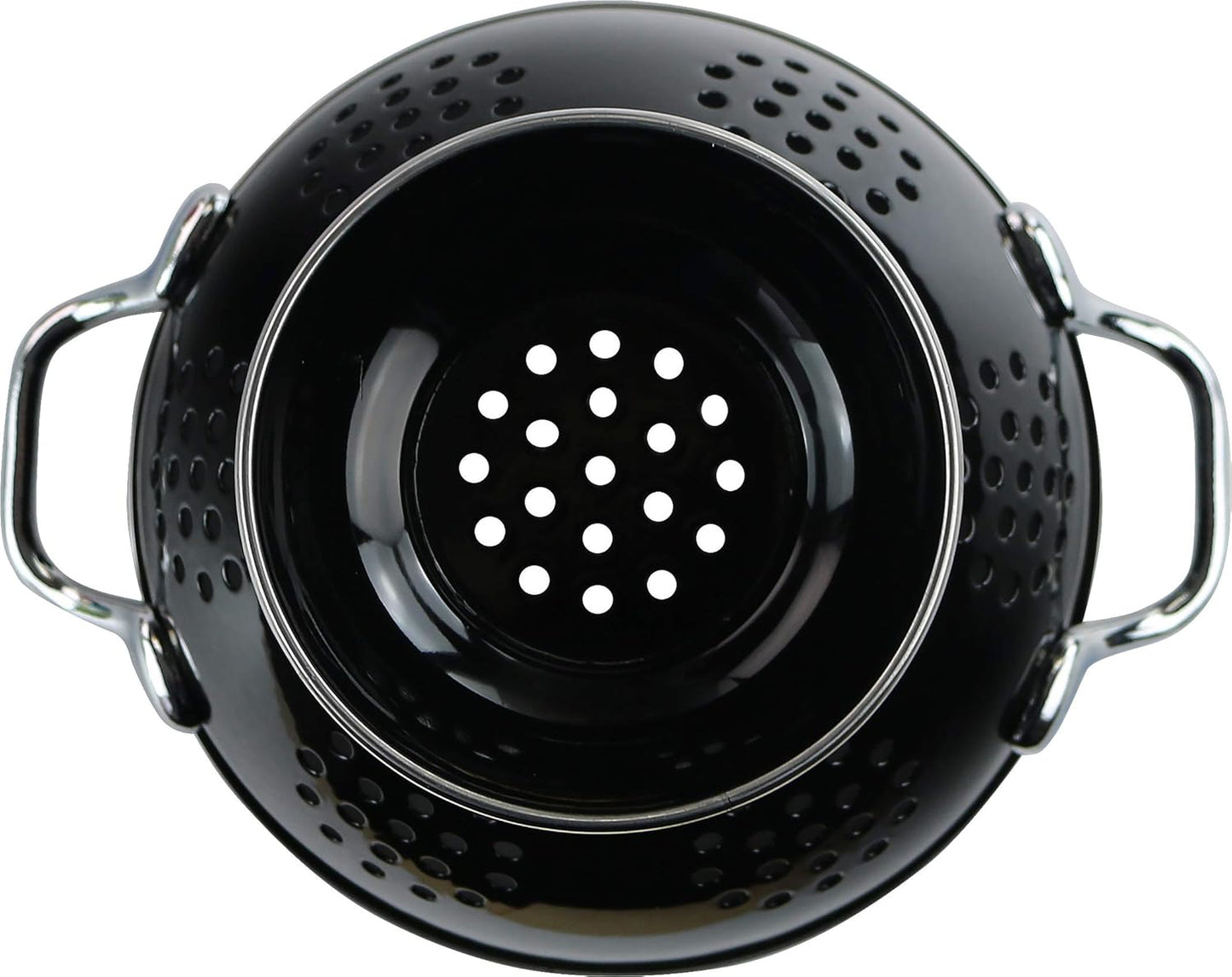 1,5QT Colander Black