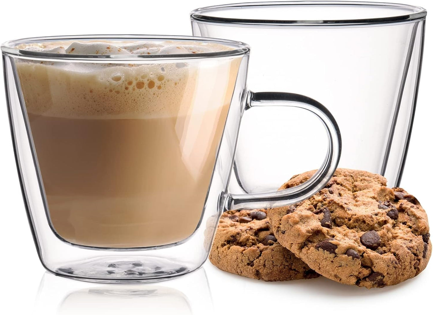Set of 2  Cup  260cc Clear