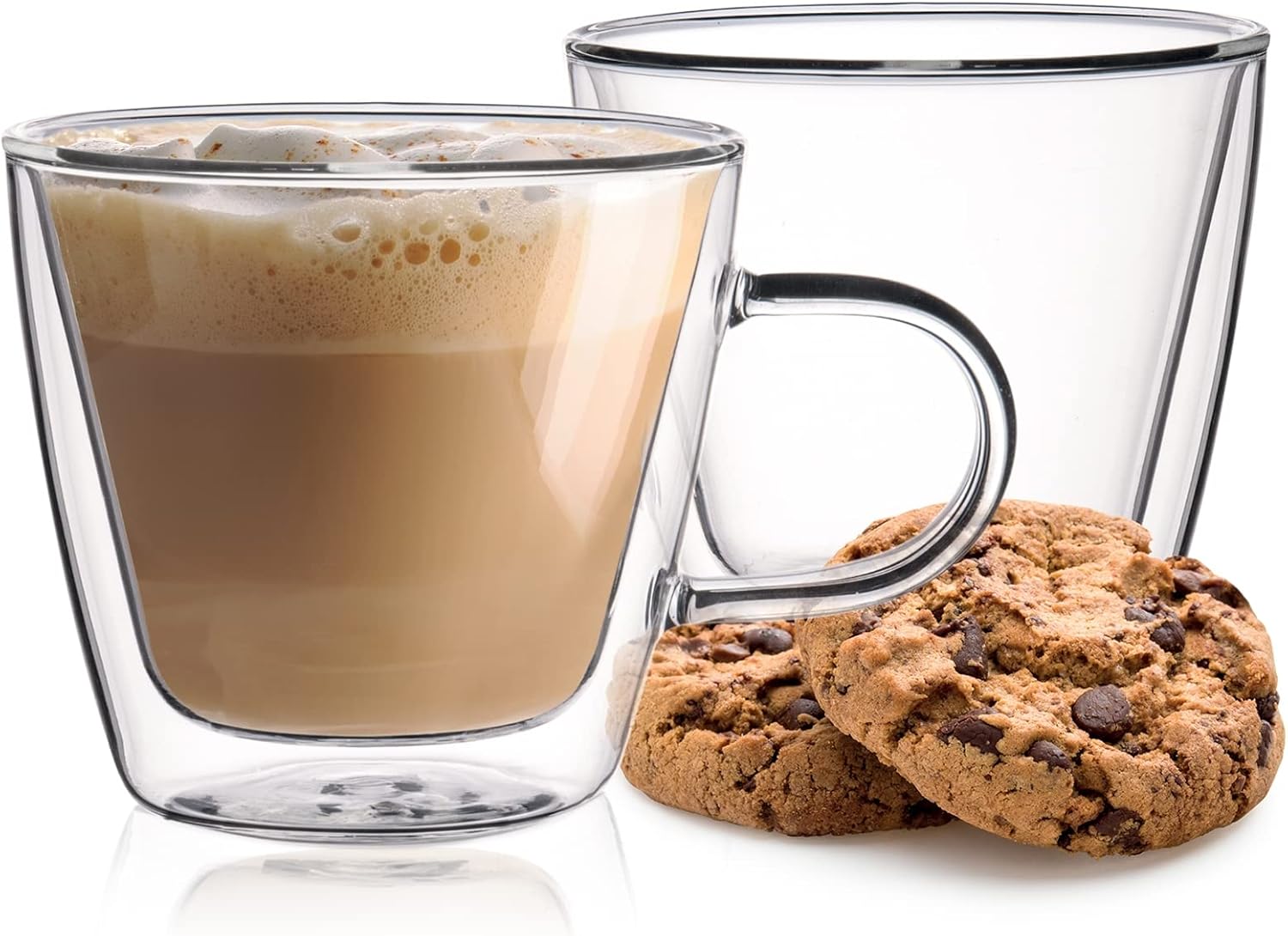Set of 2  Cup  260cc Clear