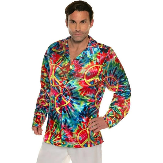 60's Peace Sign Tie Dye Shirt