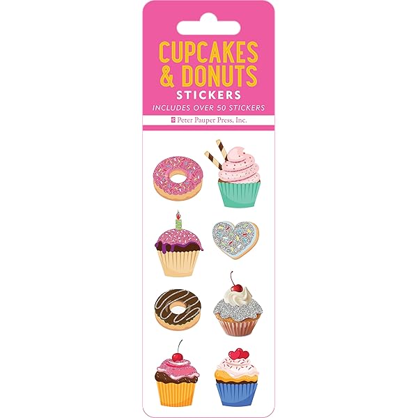 Cupcakes & Donuts Sticker Set