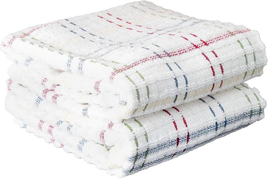 Check Kitchen Towel Paprika 18 x 28