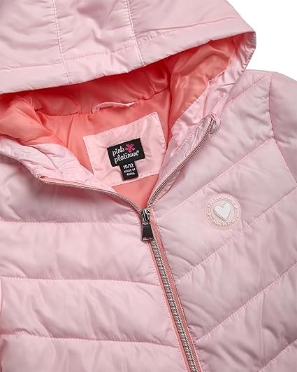 Solid Faux Packable Midwt Jacket Hot Soft Pink