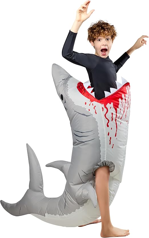 Shark Kids Inflatable Costume