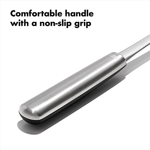 Steel Silicone Cooking Spoon