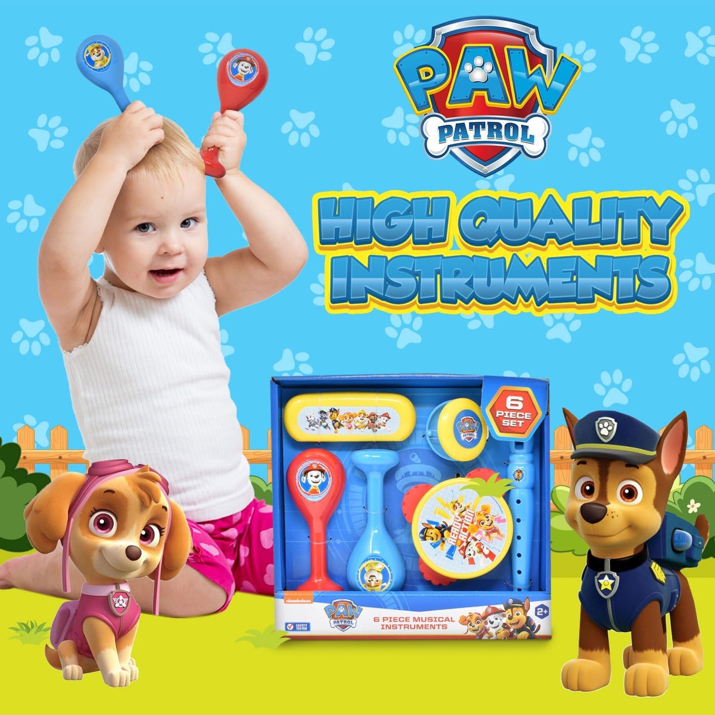 Paw Patrol 6pc Instruments