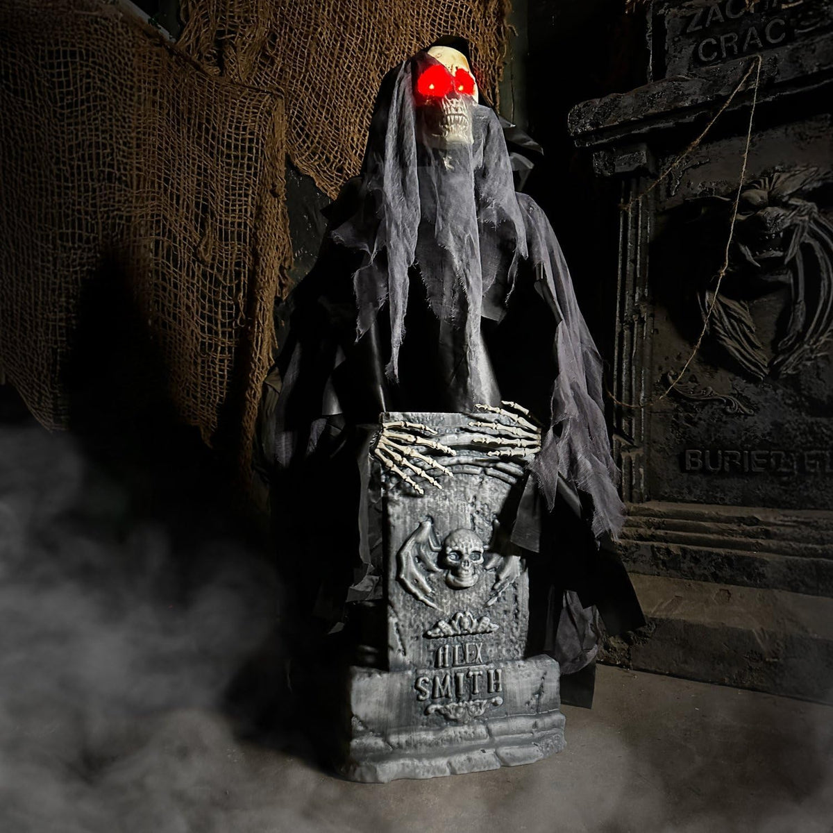 3 FT Rising Reaper w/Tombstone