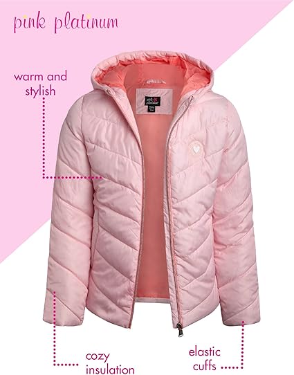 Solid Faux Packable Midwt Jacket Hot Soft Pink