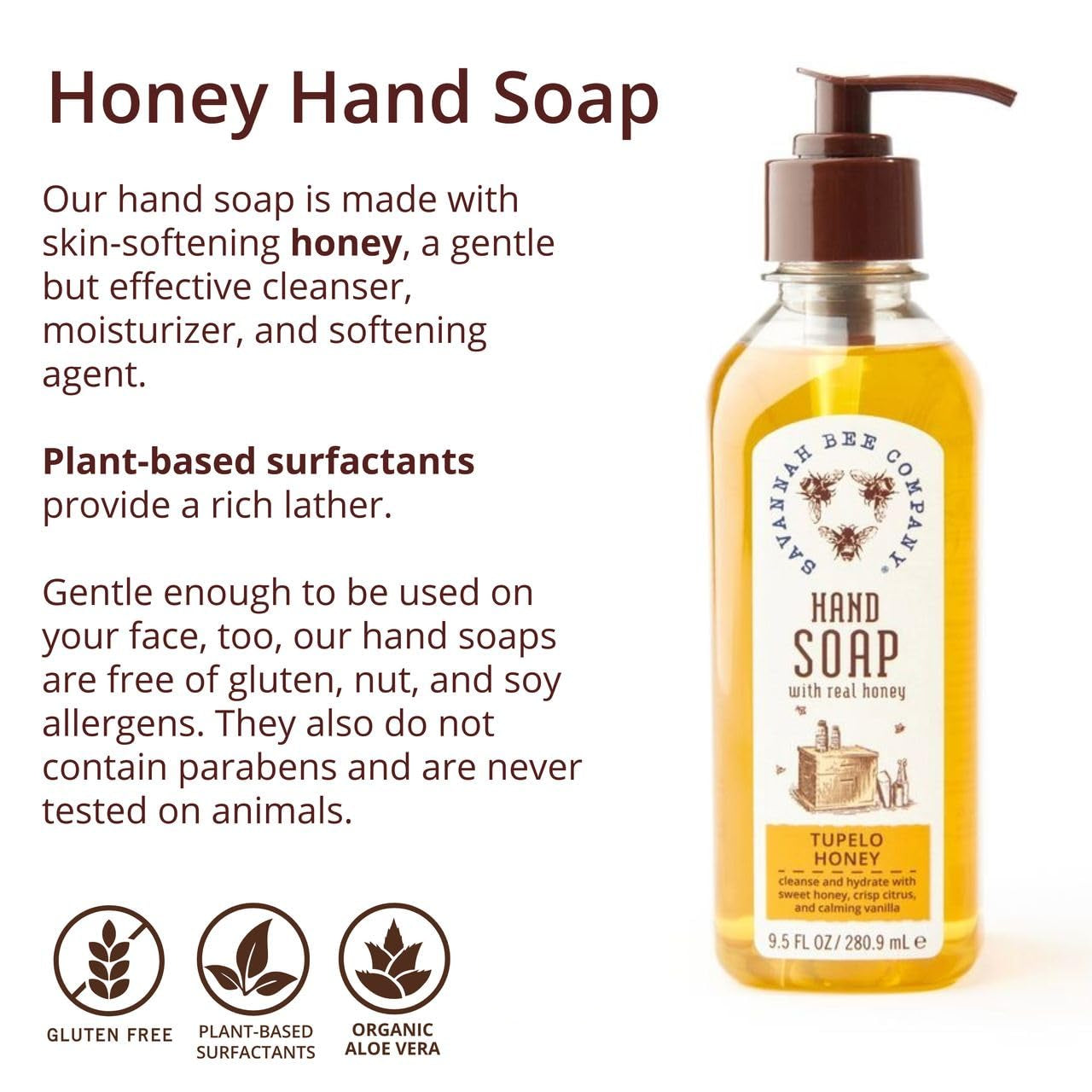 Liquid Hand Soap Tupelo Honey 9.5oz