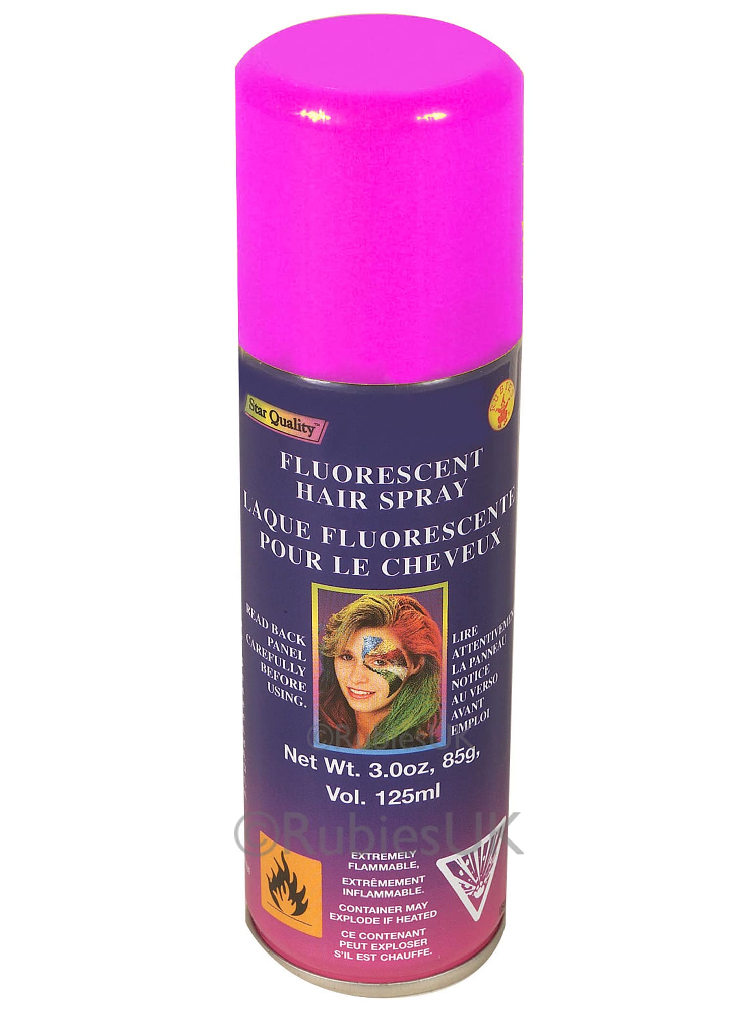 Bright color hairspray Pink