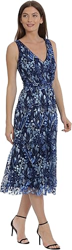 Sequin Dress Blue Multi  - Maggy London