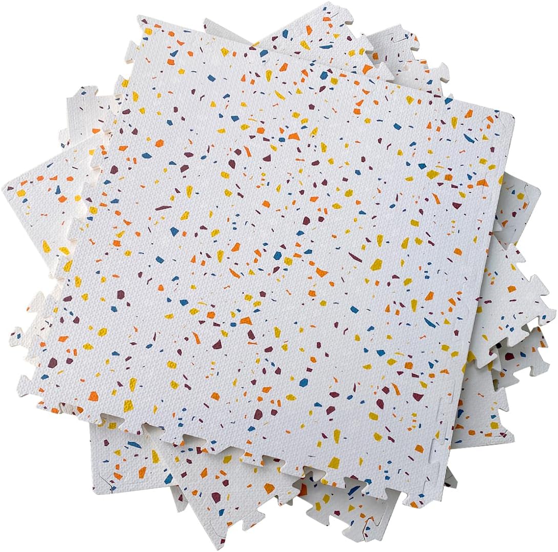 Mat with Design 6 Pieces - Orange