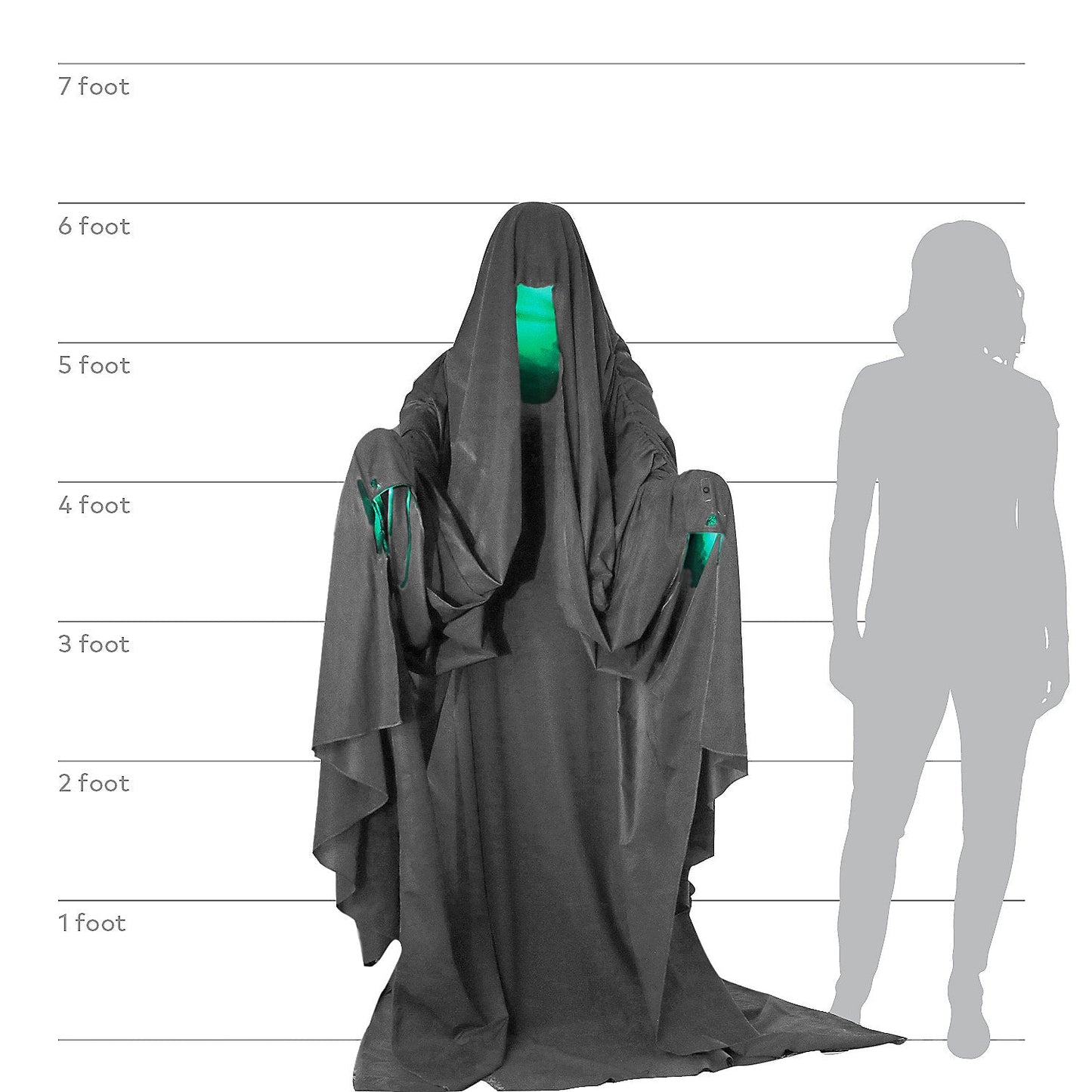 72" Hooded Phantom Animated