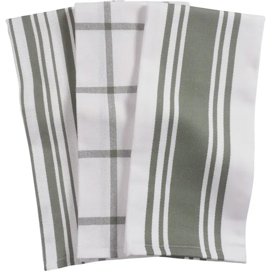 Mixed Flat Towels Set Agave 20" x 30"