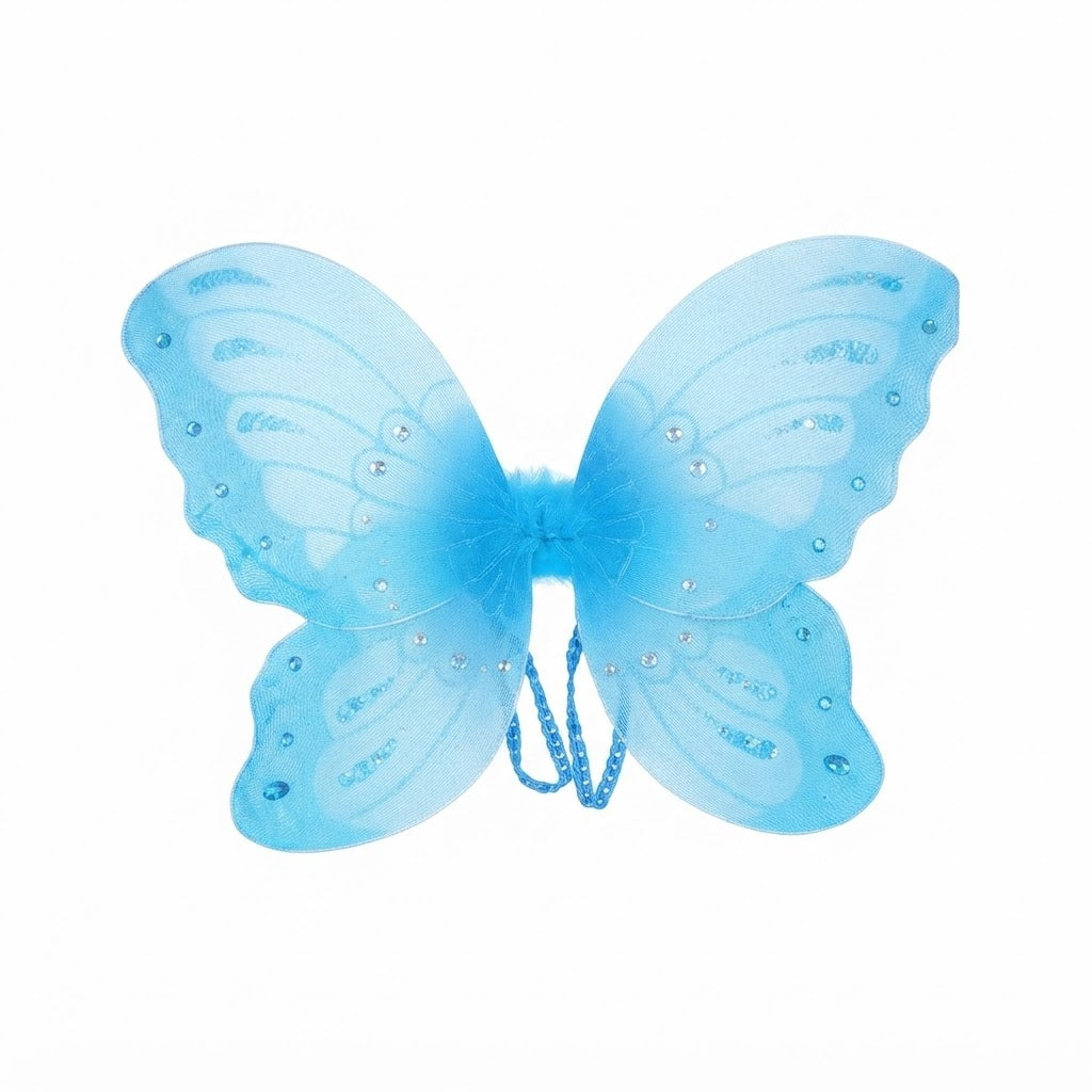 21"  Blue Butterfly's Wings