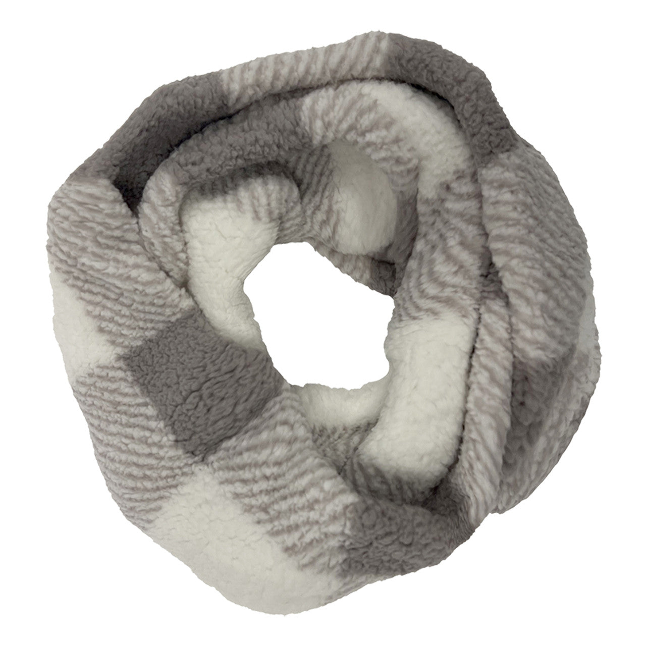 SHERPA ETERNITY SCARF-LIGHT GREY/WHITE
