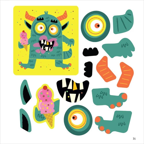 First Fun Sticker Painting: Monster Friends