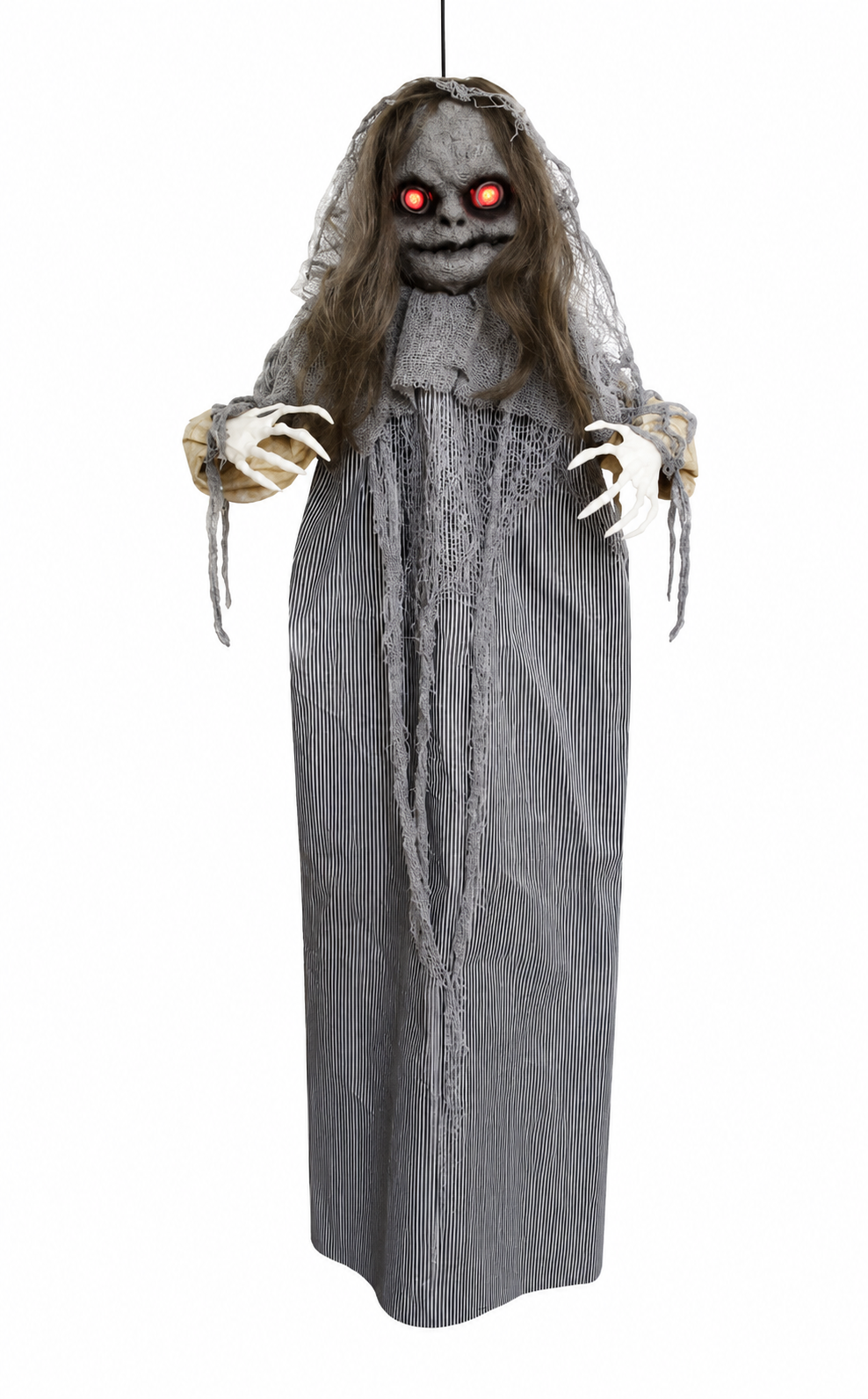 Hanging Gauze Girl Button Light Up Eyes 35.4