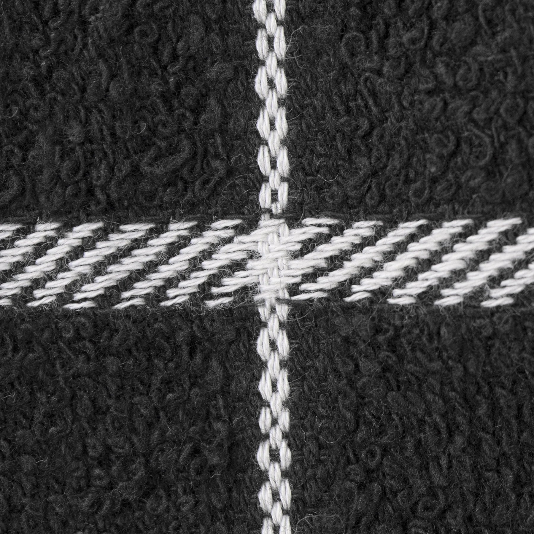3Pk Terry Kitchen Towel Black  16 x 25