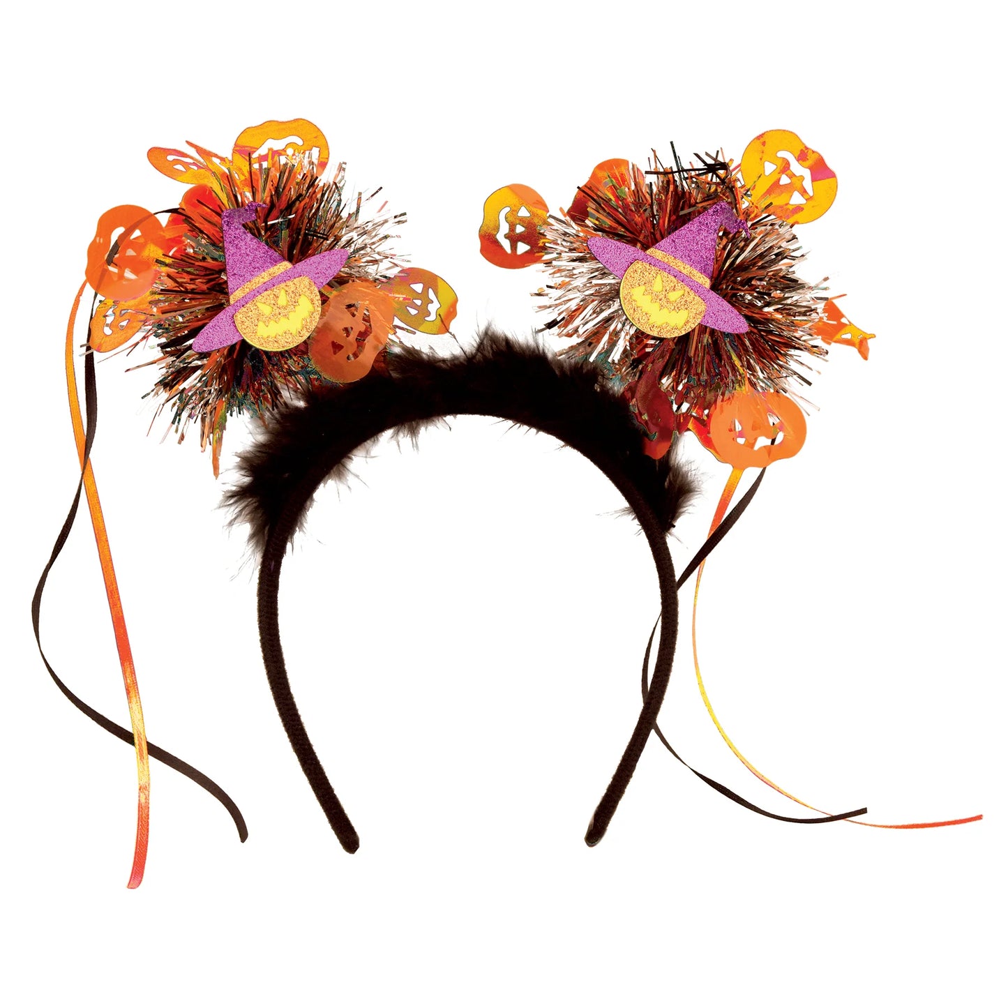 Halloween Scary Bopper Headband Pumpkin