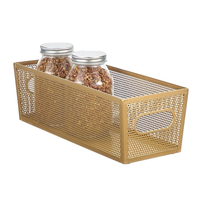 16 x 6 x 5  Bin  Brass